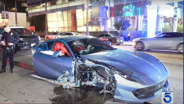 Image of article titled Michael B. Jordan Won't Be Charged in Ferrari Crash